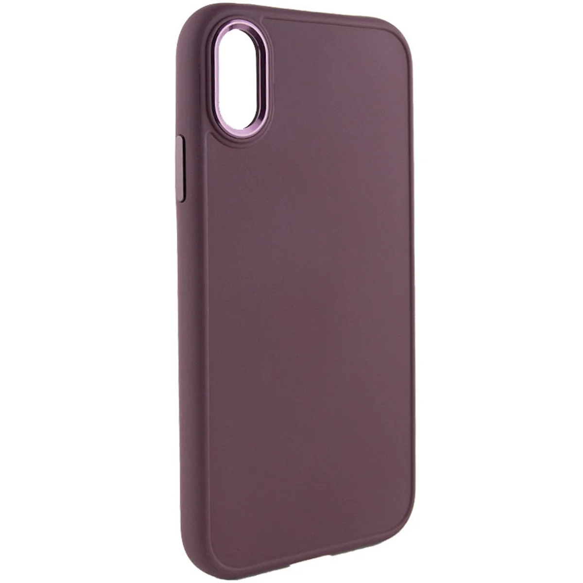 TPU чехол Bonbon Metal Style для Apple iPhone XR (6.1") Бордовый / Plum