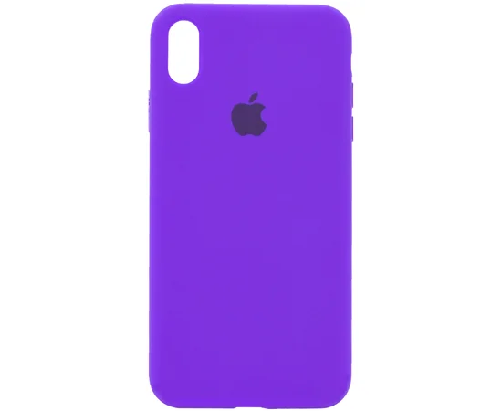 Чехол Silicone Case Full Protective (AA) для Apple iPhone XR (6.1") Фиолетовый / Purple