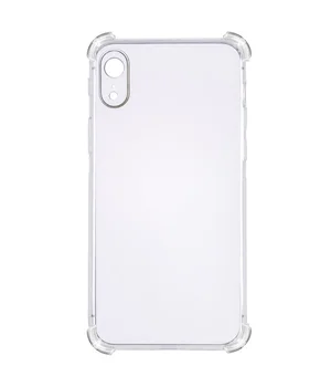 TPU чохол GETMAN Ease logo посилені кути для Apple iPhone XR (6.1 ") Прозорий / Transparent