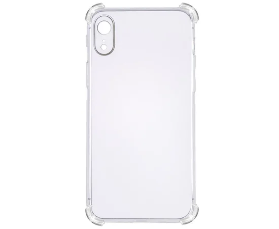TPU чохол GETMAN Ease logo посилені кути для Apple iPhone XR (6.1 ") Прозорий / Transparent