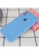 Чехол Silicone Case Full Protective (AA) для Apple iPhone XR (6.1") Голубой / Cornflower