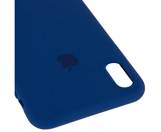 Чехол Silicone case (AAA) для Apple iPhone XR (6.1") Синий / Blue Horizon