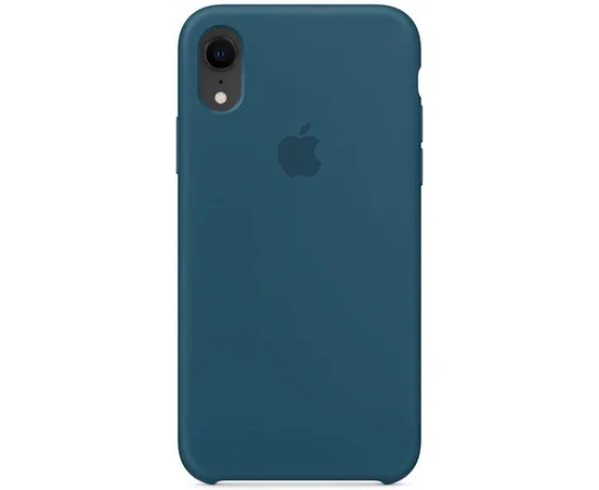Чехол Silicone Case (AA) для Apple iPhone XR (6.1") Синий / Cosmos Blue