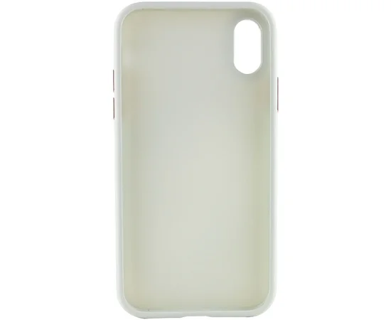 TPU чехол Bonbon Metal Style для Apple iPhone XR (6.1") Белый / White