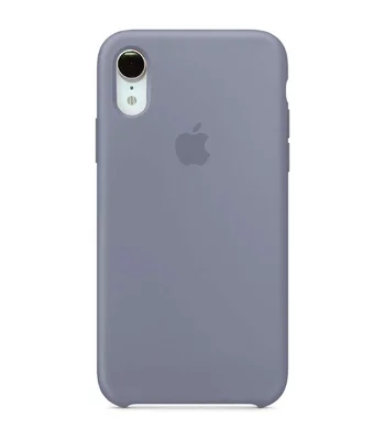 Чехол Silicone Case (AA) для Apple iPhone XR (6.1") Серый / Lavender Gray
