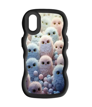 Чохол TPU Cloudy Pictures для Apple iPhone XR (6.1") Owls Black