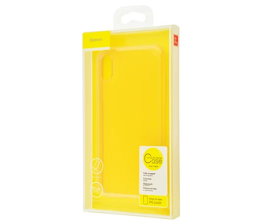 TPU чехол Baseus Simplicity Series Case для Apple iPhone XR (6.1") Серый (прозрачный)