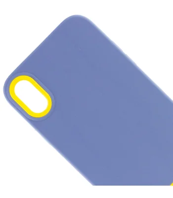 Чехол TPU+PC Bichromatic для Apple iPhone XR (6.1") Blue / Yellow