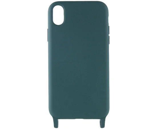 Чехол TPU two straps California для Apple iPhone XR (6.1") Зеленый / Forest green