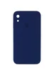 Чехол Silicone Case Square Full Camera Protective (AA) для Apple iPhone XR (6.1") Темно-синий / Midnight blue