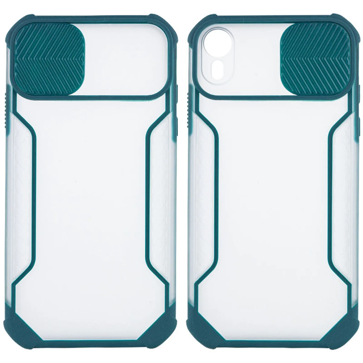 Чехол Camshield matte Ease TPU со шторкой для Apple iPhone XR (6.1") Зеленый