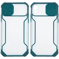 Чехол Camshield matte Ease TPU со шторкой для Apple iPhone XR (6.1") Зеленый