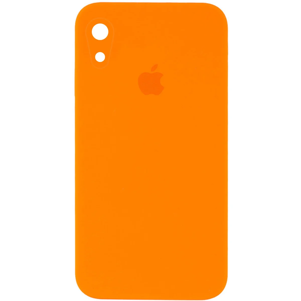Чохол Silicone Case Square Full Camera Protective (AA) для Apple iPhone XR (6.1 ") Помаранчевий / Bright Orange