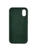 Чехол ALCANTARA Case Full для Apple iPhone XR (6.1") Зеленый