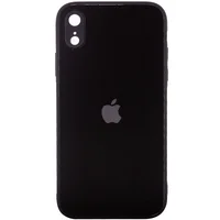TPU+Glass чехол Matte Candy Full camera для Apple iPhone XR (6.1") Черный