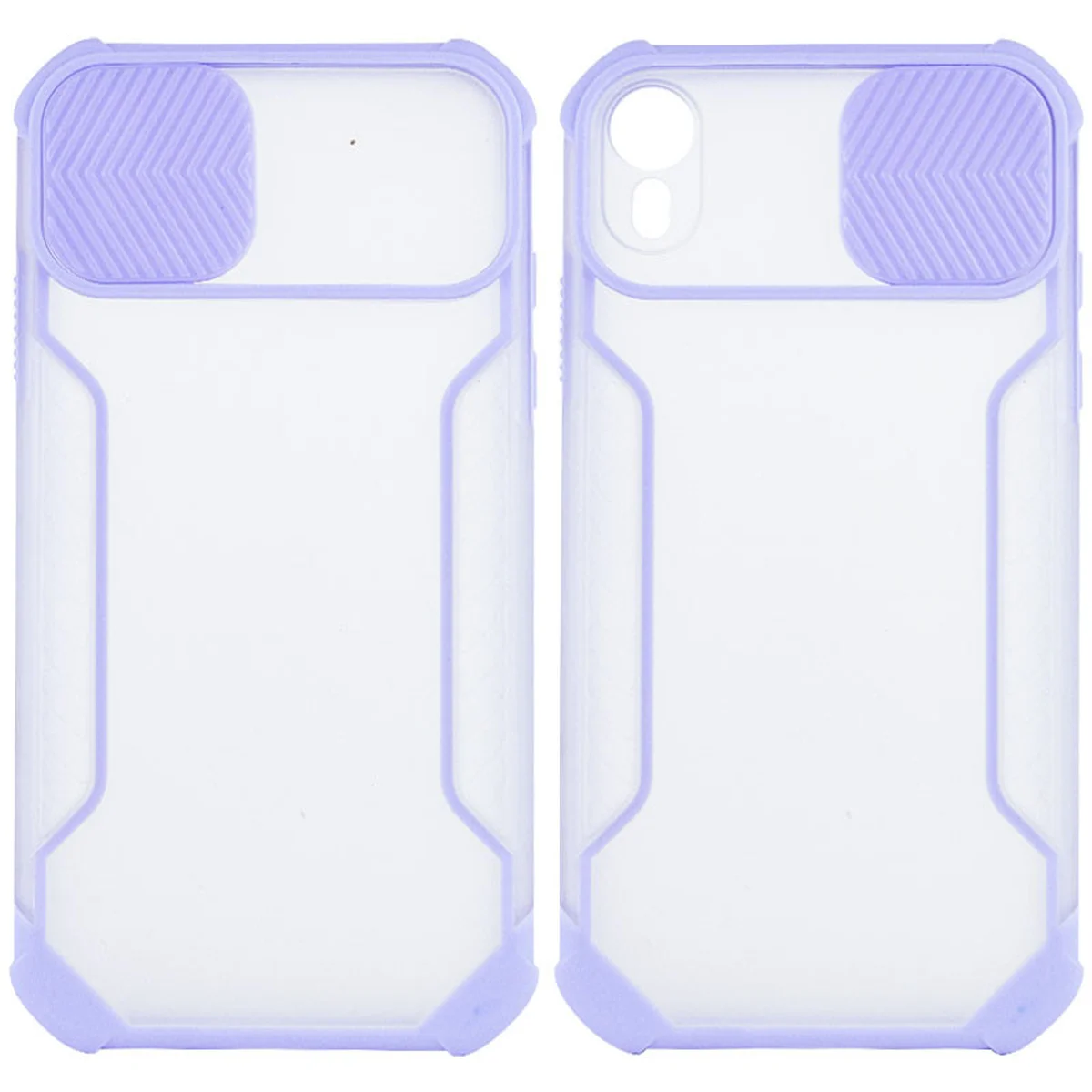 Чехол Camshield matte Ease TPU со шторкой для Apple iPhone XR (6.1") Сиреневый