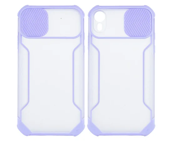 Чехол Camshield matte Ease TPU со шторкой для Apple iPhone XR (6.1") Сиреневый