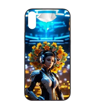 TPU+PC чехол Prisma Ladies для Apple iPhone XR (6.1") Cyberpunk