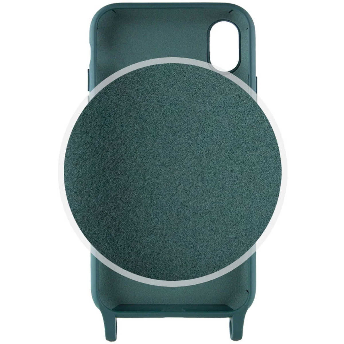 Чохол TPU two straps California для Apple iPhone XR (6.1") Зелений / Forest green