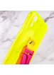 Чехол Handfree с цветным ремешком для Apple iPhone XR (6.1") Желтый