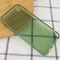 Матовый полупрозрачный TPU чехол с защитой камеры для Apple iPhone XR (6.1") Зеленый / Green
