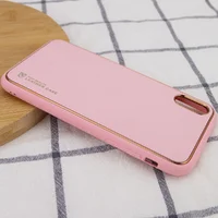 Шкіряний чохол Xshield для Apple iPhone XR (6.1 ") Рожевий / Pink