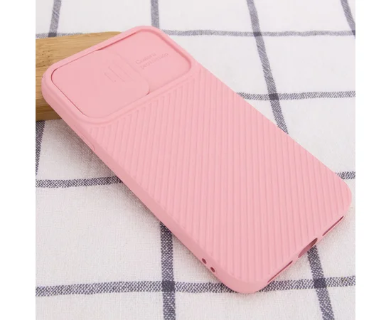 Чехол Camshield Square TPU со шторкой для камеры для Apple iPhone XR (6.1") Rose Gold