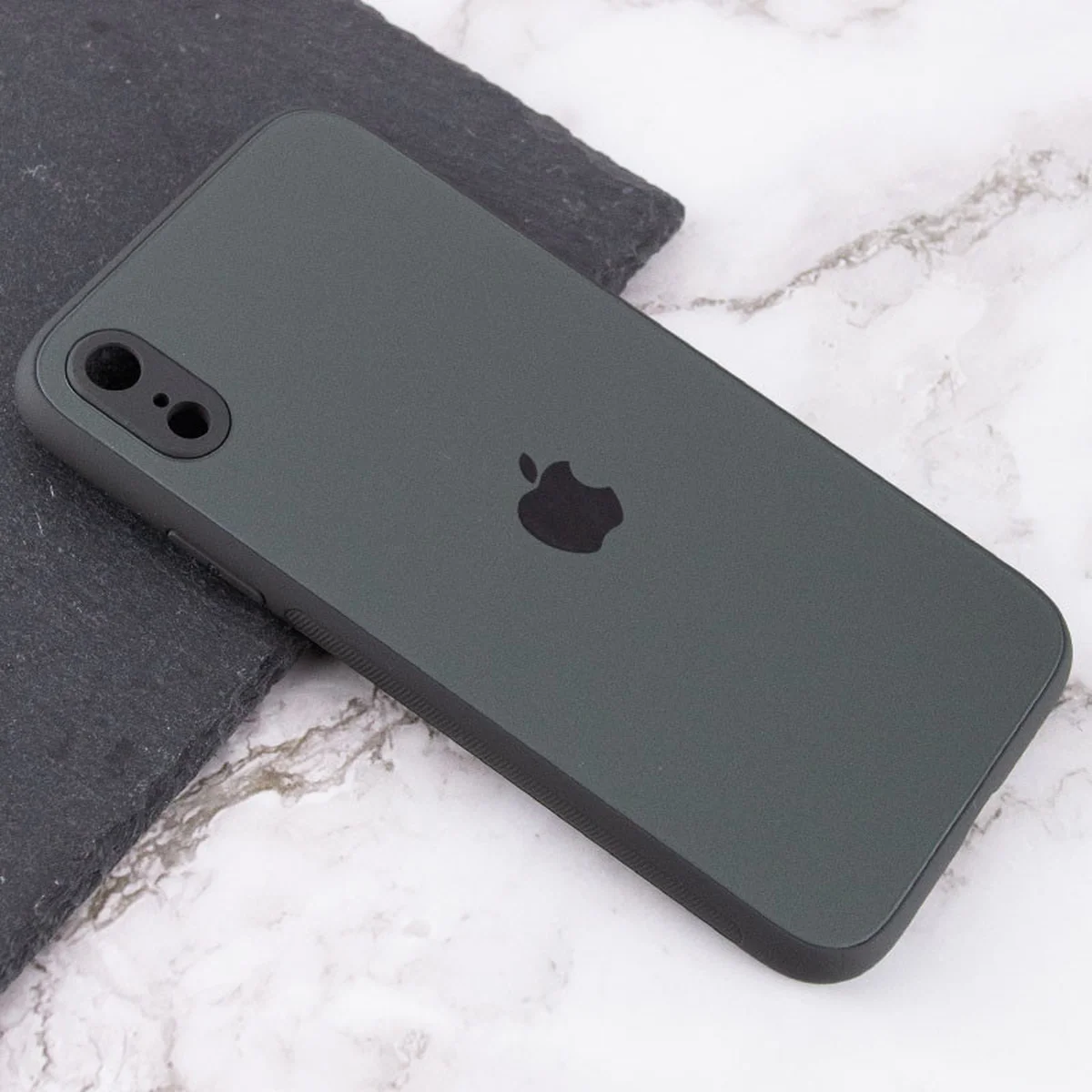 TPU+Glass чохол Matte Candy Full camera для Apple iPhone XR (6.1") Зелений
