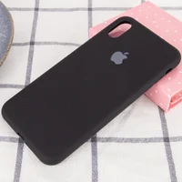 Чехол Silicone Case Full Protective (AA) для Apple iPhone XR (6.1") Черный / Black