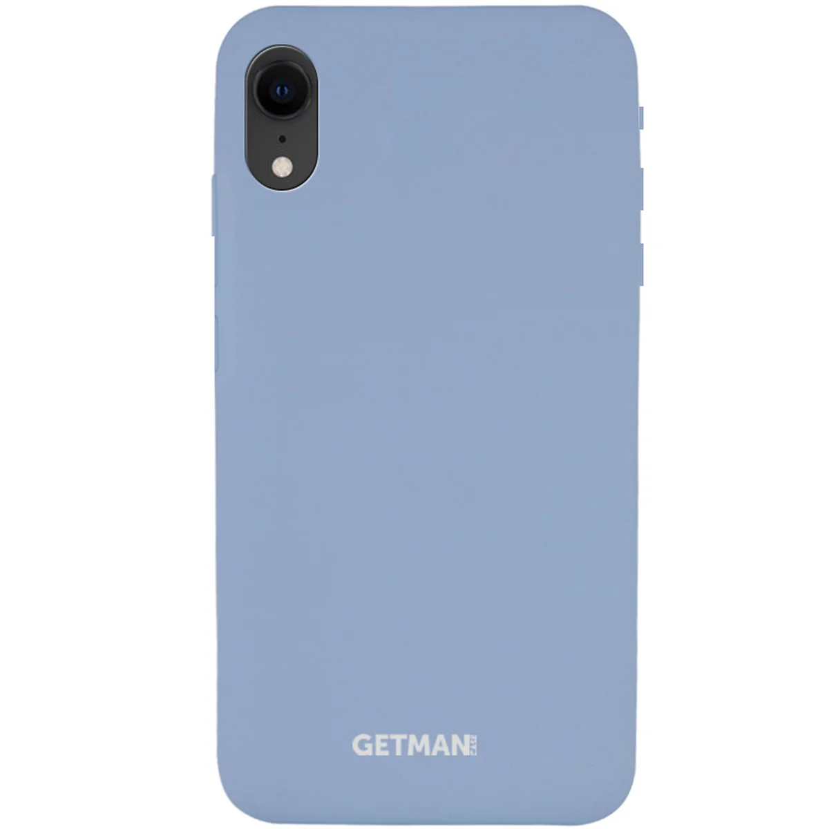 Чохол Silicone Case GETMAN for Magnet для Apple iPhone XR (6.1 ") Сірий / Mist Blue