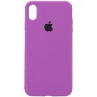 Чехол Silicone Case Full Protective (AA) для Apple iPhone XR (6.1") Фиолетовый / Grape