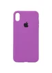 Чехол Silicone Case Full Protective (AA) для Apple iPhone XR (6.1") Фиолетовый / Grape