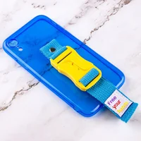 Чехол Handfree с цветным ремешком для Apple iPhone XR (6.1") Синий
