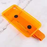 Чохол Handfree з кольоровим ремінцем для Apple iPhone XR (6.1") Помаранчевий