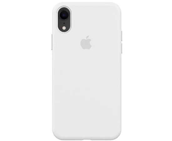 Чехол Silicone Case Full Protective (AA) для Apple iPhone XR (6.1") Белый / White