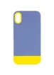 Чехол TPU+PC Bichromatic для Apple iPhone XR (6.1") Blue / Yellow