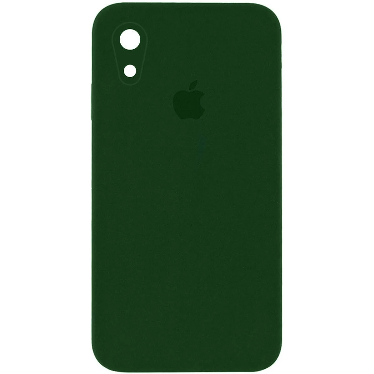 Чохол Silicone Case Square Full Camera Protective (AA) для Apple iPhone XR (6.1 ") Зелений / Army green