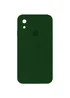 Чохол Silicone Case Square Full Camera Protective (AA) для Apple iPhone XR (6.1 ") Зелений / Army green