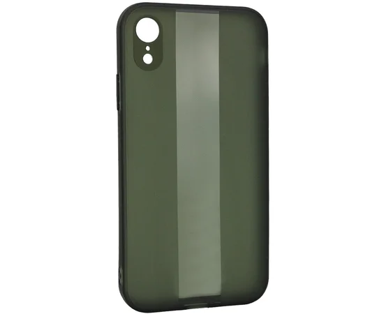 Чехол TPU Glossy Line Full Camera для Apple iPhone XR (6.1") Черный