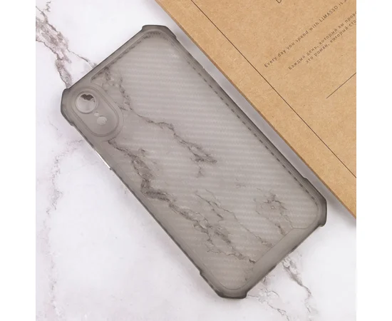 Чехол TPU Ease Carbon color series для Apple iPhone XR (6.1") Черный / Прозрачный