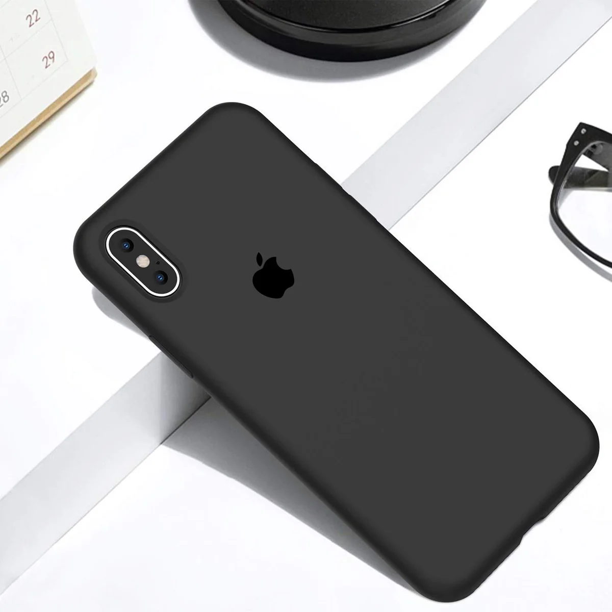 Чехол Silicone Case Full Protective (AA) для Apple iPhone XR (6.1") Черный / Black
