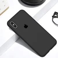Чехол Silicone Case Full Protective (AA) для Apple iPhone XR (6.1") Черный / Black
