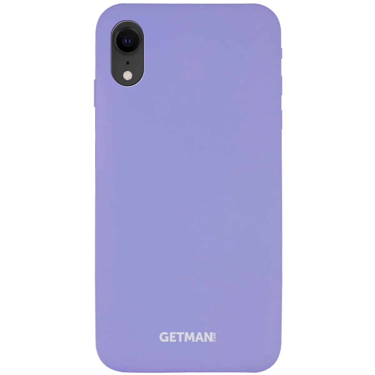 Чехол Silicone Case GETMAN for Magnet для Apple iPhone XR (6.1") Сиреневый / Dasheen