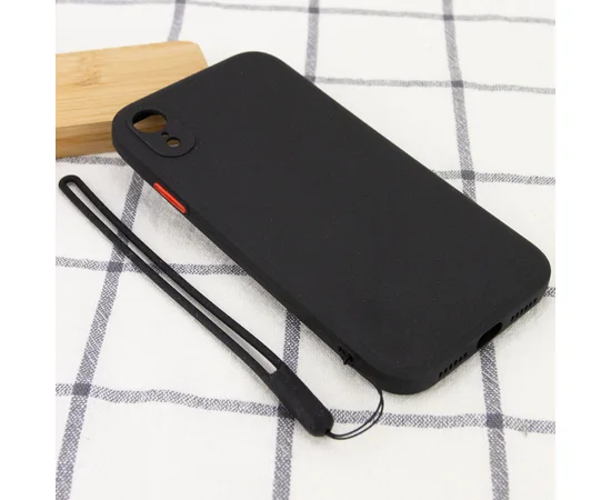 Чехол TPU Square Full Camera для Apple iPhone XR (6.1") Черный