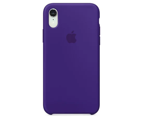 Чехол Silicone Case (AA) для Apple iPhone XR (6.1") Темный фиолетовый / Ultra Violet