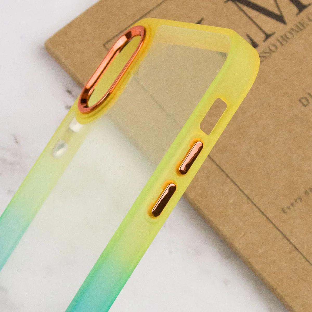 Чохол TPU+PC Fresh sip series для Apple iPhone XR (6.1") Бірюзовий / Помаранчевий