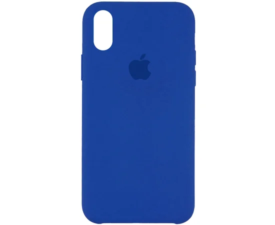 Чехол Silicone Case (AA) для Apple iPhone XR (6.1") Синий / Royal blue