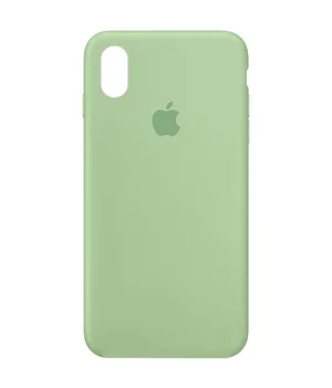 Чехол Silicone Case Full Protective (AA) для Apple iPhone XR (6.1") Зеленый / Pistachio