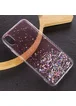TPU чехол Star Glitter для Apple iPhone XR (6.1") Прозрачный / Розовый