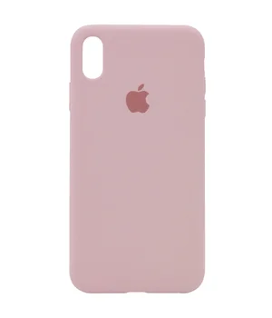 Чехол Silicone Case Full Protective (AA) для Apple iPhone XR (6.1") Розовый / Pink Sand